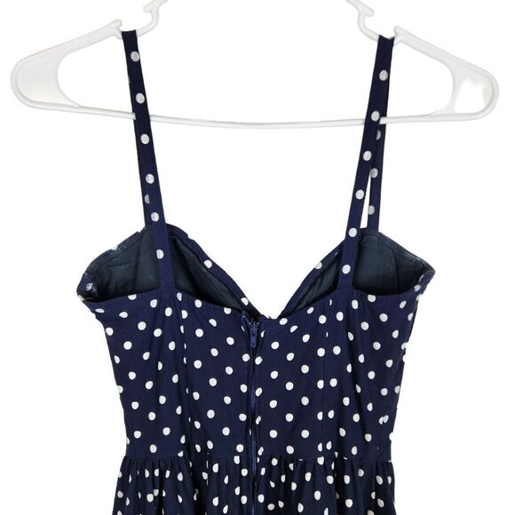 STOP STARING! Amery Retro Vintage Pin-up Style Polka Dot Swing Dress Small - Picture 8 of 9
